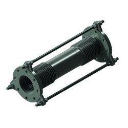 Compensator van rubber of PTFE voor het absorberen van bewegingen en trillingen in industriële leidingen